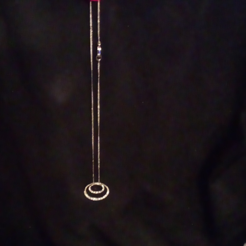 Stunning double circle necklace - Picture 4 of 4